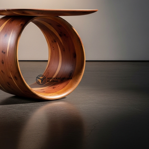 เก้าอี้เหล็กดีไซน์ทันสมัยพร้อมฐานวงแหวนศิลปะ เก้าอี้ทรงประติมากรรมสุดหรูสำหรับบ้าน โรงแรม และตกแต่งภายใน - Product Image 4