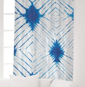 Cortina Moderna de Algodón con Estampado Tie Dye, Panel Decorativo Bohemio para Ventana de Sala de Estar, Venta al por Mayor en India - Product Image 5