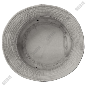 SIBRIN Custom Logo Gray Cotton Canvas Bucket Hat Unisex Fisherman <b>Caps</b> Streetwear Skateboard Outdoor <b>Summer</b> Sports Bucket <b>Caps</b> - Product Image 6