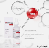Ampoule Angel's Liquid Niacinamide Glutathione Centella Asiatica 700V 30ml, blanchiment en 7 jours, anti-rides, anti-âge, anti-taches