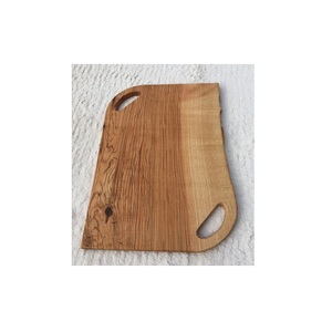 Planche à découper en bois d'olivier naturel, planche à découper artisanale pour la cuisine, planche de service en bois rustique avec poignée - Product Image 5