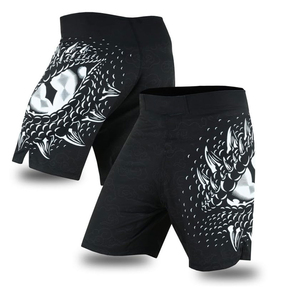 Shorts d'entraînement MMA de haute qualité pour adultes unisexes, respirants, à séchage rapide, personnalisables, pour arts martiaux Muay Thai - Product Image 1