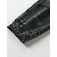 Pantalon cargo imperméable en coton/fibre de bambou avec impression en relief pour les aventures en plein air
