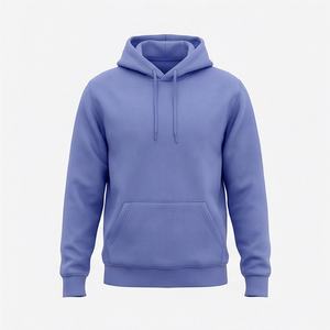 Sweat-shirts d'hiver pour hommes de qualité supérieure, 100 % coton, teint uni, en tissu peigné, décontractés, respirants, pour adultes, style streetwear, pulls. - Product Image 1