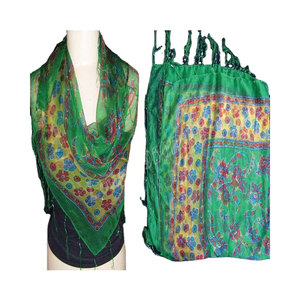 Custom Design Digital Printed High Quality Silk Habotai <b>Chiffon</b> Georgette Fabric for Luxury Garment Sewing <b>Scarves</b> Fashion - Product Image 3