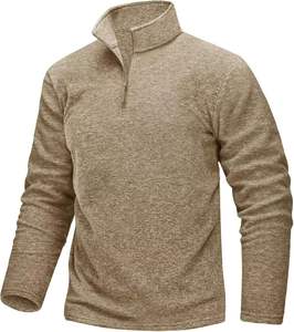 New Spring Hooded <b>Thick</b> Warm Unisex Breathable 280g 100% Cotton <b>Fleece</b> Knitted Sweaters Jumper Loose Fit Pullover - Product Image 4
