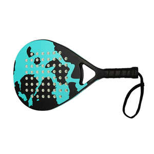 Raquette de beach tennis professionnelle pour femme en carbone, vente en gros, raquette souple - Product Image 1