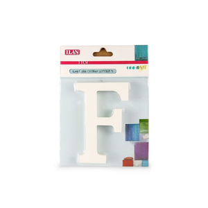 Lettre décorative Ilan F 11 cm, décoration murale pour la maison - Product Image 2