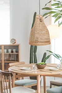 Best Selling Handmade <b>Rustic</b> Seagrass Lampshade Woven Ceiling <b>Light</b> Shade Lightweight Sustainable Home Decor - Product Image 6