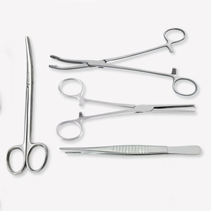 Kit de Instrumentos Quirúrgicos ORL Manuales de Acero Inoxidable: Tijeras, Pinzas, Portaagujas, Retractor para Clínica - Product Image 2