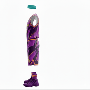 Ensemble Maillot et Short de Basketball Homme Personnalisé Sans Manches Style 2026 Nouveauté Coloré Uniformes Hip Hop Vente en Gros - Product Image 6