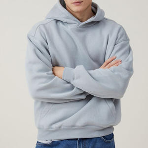 Sudadera con Capucha Casual para Hombre, 65% Poliéster 35% Algodón, 500 Gsm, Corte Cuadrado, Tejido Francés, Estilo Puff, Otoño, Color Sólido, OEM - Product Image 4