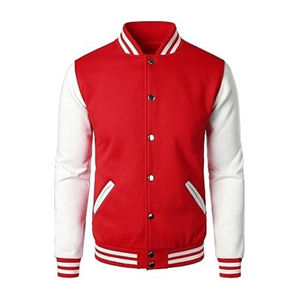 Chaqueta Varsity Personalizada OEM Desmontable, Chaqueta de Béisbol de Forro Polar para Hombre, Ajustada, de Poliéster, para Invierno, al por Mayor - Product Image 3