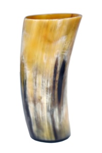 New Best Design Viking Drinking Horn Type Shot Glass Set of 2 <b>Small</b> Drinking Horn Shots by Quality Handicrafts - Product Image 2