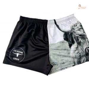 Shorts Deportivos para Niñas, Antideslizantes, con Cintura Elástica, Bolsillos Estampados, Color Rosa, 100% Algodón, Secado Rápido, Ecológicos - Product Image 3