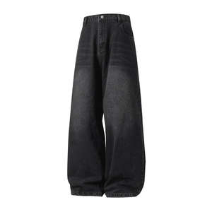 Baggy <b>Jeans</b> <b>Relaxed</b> <b>Fit</b> Denim Pants Trendy Street Fashion Comfortable Daily Wear - Product Image 6