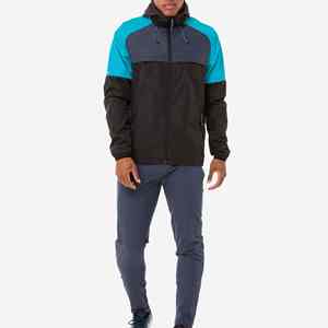 Ensemble de survêtement coupe-vent léger en polyester pour homme, imperméable, pour la course à pied, le jogging, la gym, style vintage - Product Image 5
