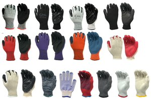 Gekko Großhandel Gestrickte Nylon-Antirutsch-Latexbeschichtete Sicherheitshandschuhe 10mil Dick 10 Zoll Länge für Bauarbeiten - Product Image 6