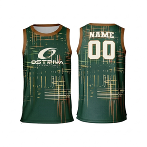 Maillots de basketball réversibles personnalisés en gros – Numéros imprimés par transfert thermique – Gilet d'équipe pour hommes – Haute qualité, respirant, devant imprimé - Product Image 2