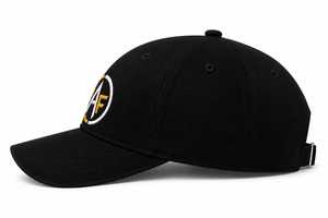 Premium <b>Black</b> Embroidered <b>Baseball</b> <b>Cap</b> Custom Logo Cotton Dad Hat Adjustable Strap Embroidery <b>Cap</b> 6 Panel <b>Black</b> Cotton <b>Baseball</b> - Product Image 6