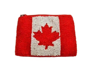 Handmade Embroidered Beaded Coin <b>Purse</b> Pocket Money <b>Purse</b> <b>Teens</b> Wallet Colorful Zipper Closure Ethnic Patterns Print Zipper - Product Image 3