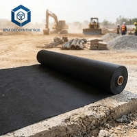 Géotextile non tissé fourni par l'usine avec rapport d'essai, support OEM