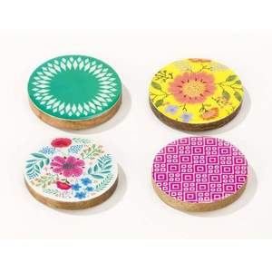 Posavasos Impresos de MDF Premium con Recubrimiento de Esmalte, Protección de Mesa para Cocina, Comedor, Café, Resistentes a la Humedad - Product Image 1