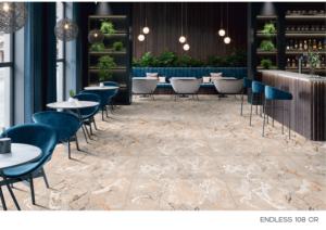 Carreaux de porcelaine décoratifs, brillants, polis et émaillés, fabriqués en format 600x1200 mm pour des revêtements de sol et des murs spacieux dans un style luxueux. - Product Image 4