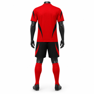 Maillots de football personnalisés grande taille à manches courtes, ensemble uniforme de football, séchage rapide, respirant, tenue d'équipe OEM, maillots de sport en gros - Product Image 5