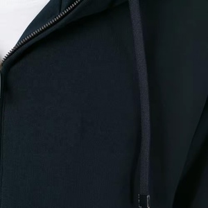 Custom OEM High Quality Casual Streetwear Drawstring Hooded Sweatshirt Wholesale Zip Up <b>Hoodie</b> - Product Image 5
