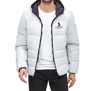 Veste matelassée à capuche de qualité supérieure, respirante, écologique, confortable pour l'hiver, pour hommes, en vente en ligne - Product Image 3