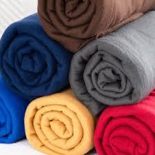 <b>Double</b> Layer Solid Plain Knitted 100% Polyester Cooling Fiber Blanket for Summer by harshit international india - Product Image 5