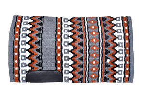 Custom Western Fabric Lining Dressage Saddle Pad Shock Absorbing Horse Saddle <b>Blanket</b> Breathable Equestrian Riding - Product Image 4