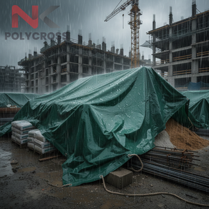 Bâche imperméable sur mesure OEM, couverture durable résistante aux intempéries pour applications commerciales en Inde - Product Image 1