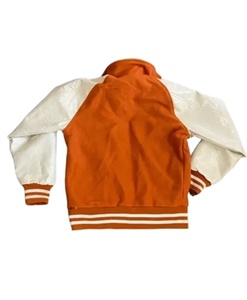 OEM Service Wholesale 2024 Embroidery Men's Breathable Eco-Friendly <b>Canvas</b> <b>Jacket</b> High Street Style Letterman Varsity Plus Size - Product Image 2