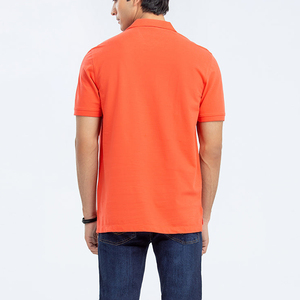 Polo personnalisé OEM, coupe classique, uni, 100% coton, manches courtes, coupe ajustée confortable, polo de golf pour homme - Product Image 2