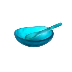 Bol de service artisanal en résine époxy LuxeNova, bol à salade et à nourriture de designer fait main pour tables de salle à manger haut de gamme, maisons modernes - Product Image 5