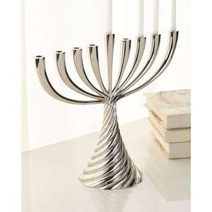 Décoration de mariage, chandelier de luxe à 9 bras, artisanat en métal doré, menorah, décoration de Hanouka, porte-bougie fait main - Product Image 6