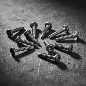 Tornillos de Cabeza Plana de Acero Inoxidable de Longitud Personalizada de 9,5 mm a 50 mm - Autoperforantes con Rosca Profunda y Gruesa - Product Image 1