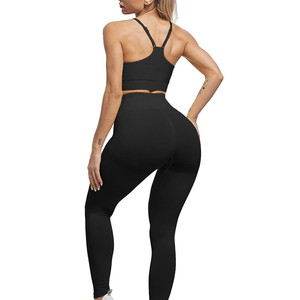 Leggings taille haute pour femmes, longueur intégrale, imprimés, extensibles, pour le yoga et l'entraînement, effet push-up, style sportif, toutes saisons - Product Image 2