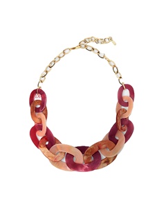 Meilleure vente de bijoux de mode nouveau design collier en résine rouge - Product Image 1