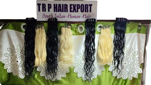 100% Natural de alta calidad 14 \ "Negro recto extensión de cabello virgen de templo para trenzar - Product Image 2