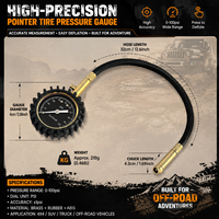 Testeur de pression des pneus numérique haute précision, moniteur de gonflage, résistant aux chocs, en métal, dégonflage simple