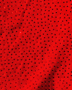 Sweat-shirts à capuche zippés pour hommes en molleton de coton épais personnalisés, entièrement ornés de strass rouges, coupe oversize, marque privée, production en gros - Product Image 4