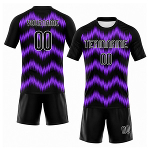 Ensemble d'uniformes de volley-ball unisexes J S Sports à impression numérique personnalisée, respirant, à séchage rapide, coupe athlétique, maillot à manches courtes - Product Image 6