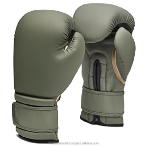 Leather Boxing Gloves for Sports Fitness Environments Athletic Style Flexible Strong Build Adjustable Wrist <b>Strap</b> Customizable - Product Image 6