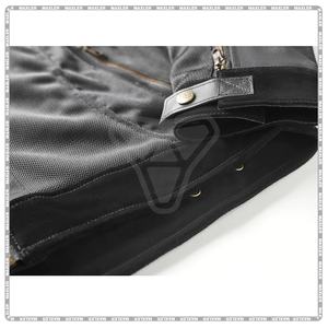 Veste de moto courte approuvée CE avec textile réfléchissant, veste d'équitation imperméable et respirante pour toutes les saisons - Product Image 5