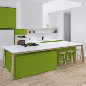 Gabinetes de Cocina MDF Personalizados JY Project, los Más Vendidos, Gabinetes de Cocina RTA al por Mayor, Envío Inmediato desde Fábrica en Vietnam - Product Image 4