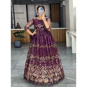 ชุดราตรีสีไวน์พร้อมผ้าปักตาข่ายชุดราตรีสำหรับนักออกแบบ - Product Image 1