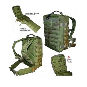 Unisex Tactical Basic Medical Trauma Backpack <b>Nylon</b> First Aid Rescue <b>Bag</b> Zipper Outdoor Emergencies Soft Comfortable Doctors - Product Image 2